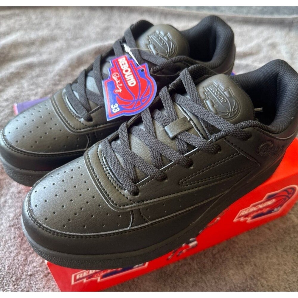Patrick Ewing Rebound Orion Low Men's size 7. Black/Black Casual New